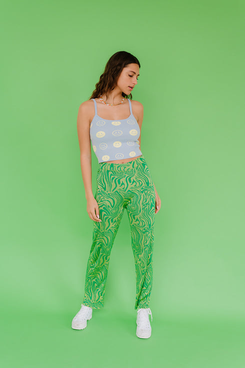 Good Days Smiley Tank // Blue